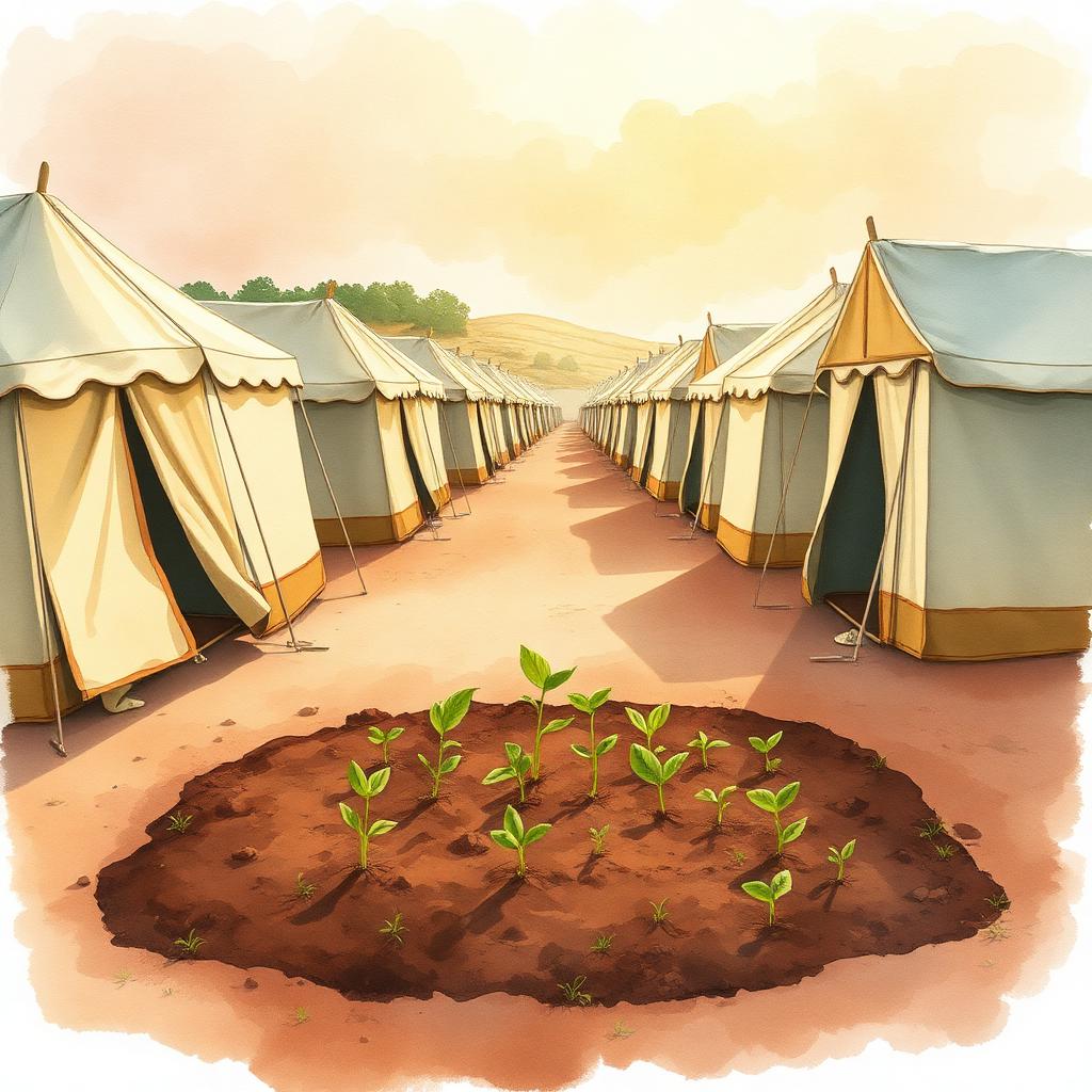 The Garden Inside the Refugee Camp
