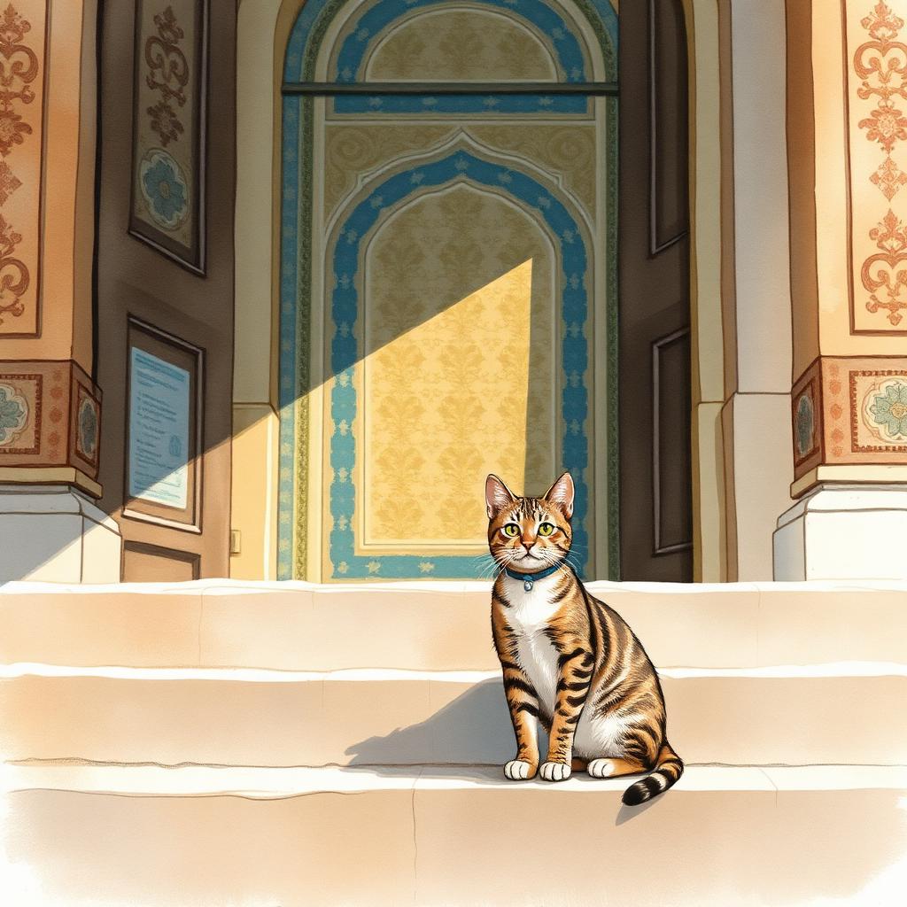 The Stray Cat at the Masjid Door