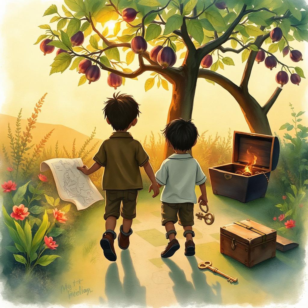 The Treasure Hunt of Ahmad and Ali